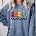 Rock Abcd Back To School Abcd Preschool Teacher Appreciation Comfort Colors Sweatshirt Blue Jean Rock Abcd Back To School Abcd Preschool Teacher Appreciation Comfort Colors Sweatshirt Blue Jean