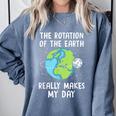 Rotation Of The Earth Makes My Day Science Teacher Earth Day Comfort Colors Sweatshirt Blue Jean Rotation Of The Earth Makes My Day Science Teacher Earth Day Comfort Colors Sweatshirt Blue Jean