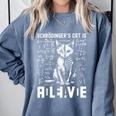 Schrodinger's Cat Dead And Alive Physics Teacher Comfort Colors Sweatshirt Blue Jean Schrodinger's Cat Dead And Alive Physics Teacher Comfort Colors Sweatshirt Blue Jean