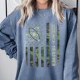 Science Teacher Camo American Flag Back To School Comfort Colors Sweatshirt Blue Jean Science Teacher Camo American Flag Back To School Comfort Colors Sweatshirt Blue Jean