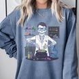 Science Teacher Halloween Skeleton Scientist Chemistry Comfort Colors Sweatshirt Blue Jean Science Teacher Halloween Skeleton Scientist Chemistry Comfort Colors Sweatshirt Blue Jean