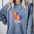 Second Grade Crew 2nd Back To School Teacher Team Squad Comfort Colors Sweatshirt Blue Jean Second Grade Crew 2nd Back To School Teacher Team Squad Comfort Colors Sweatshirt Blue Jean