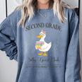 Second Grade Silly Goose Club For Teacher Or Student Comfort Colors Sweatshirt Blue Jean Second Grade Silly Goose Club For Teacher Or Student Comfort Colors Sweatshirt Blue Jean