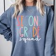 Second Grade Squad 2nd Grade Teacher Women Back To School Comfort Colors Sweatshirt Blue Jean Second Grade Squad 2nd Grade Teacher Women Back To School Comfort Colors Sweatshirt Blue Jean