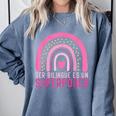 Ser Bilingue Es Un Superpoder Spanish Teacher Esl Teacher Comfort Colors Sweatshirt Blue Jean