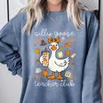 Silly Goose Teachers Club Cozy Fall Teacher Comfort Colors Sweatshirt Blue Jean Silly Goose Teachers Club Cozy Fall Teacher Comfort Colors Sweatshirt Blue Jean