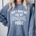 Singing Voice Singer Choir Chorus Music Teacher For Men Women Girls Kids Comfort Colors Sweatshirt Blue Jean Singing Voice Singer Choir Chorus Music Teacher For Men Women Girls Kids Comfort Colors Sweatshirt Blue Jean