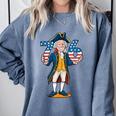 Six Seven 6 7 7 6 George Washington Teacher American Comfort Colors Sweatshirt Blue Jean Six Seven 6 7 7 6 George Washington Teacher American Comfort Colors Sweatshirt Blue Jean
