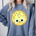 The Smart Cookie Good Egg Teacher Halloween Costume Food Comfort Colors Sweatshirt Blue Jean The Smart Cookie Good Egg Teacher Halloween Costume Food Comfort Colors Sweatshirt Blue Jean