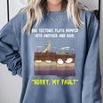 Sorry My Fault Earthquake Tectonic Plate Science Teacher Pun Comfort Colors Sweatshirt Blue Jean Sorry My Fault Earthquake Tectonic Plate Science Teacher Pun Comfort Colors Sweatshirt Blue Jean