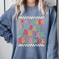 Spanish Teacher Maestra Hablar EspañOl Bilingual Teacher Comfort Colors Sweatshirt Blue Jean Spanish Teacher Maestra Hablar EspañOl Bilingual Teacher Comfort Colors Sweatshirt Blue Jean