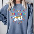 Special Area Squad Team Be Kind School Special Area Teacher Men Women Kids Comfort Colors Sweatshirt Blue Jean