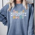 Special Education Rocks Sped Teacher Students Back To School Comfort Colors Sweatshirt Blue Jean Special Education Rocks Sped Teacher Students Back To School Comfort Colors Sweatshirt Blue Jean