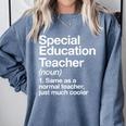 Special Education Teacher Definition Back To School Comfort Colors Sweatshirt Blue Jean Special Education Teacher Definition Back To School Comfort Colors Sweatshirt Blue Jean