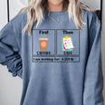 Special Education Teacher First Then Visual I Am Working For Men Women Girls Kids Comfort Colors Sweatshirt Blue Jean Special Education Teacher First Then Visual I Am Working For Men Women Girls Kids Comfort Colors Sweatshirt Blue Jean