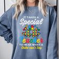 Special Teacher To Hear Child Cant Say Autism Awareness Sped Comfort Colors Sweatshirt Blue Jean Special Teacher To Hear Child Cant Say Autism Awareness Sped Comfort Colors Sweatshirt Blue Jean