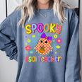 Spooky ESOL Teacher Halloween ESOL Teaching Coquette Comfort Colors Sweatshirt Blue Jean Spooky ESOL Teacher Halloween ESOL Teaching Coquette Comfort Colors Sweatshirt Blue Jean