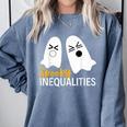 Spooky Ghost Inequalities Halloween Math Teacher Comfort Colors Sweatshirt Blue Jean Spooky Ghost Inequalities Halloween Math Teacher Comfort Colors Sweatshirt Blue Jean