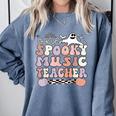 Spooky Music Teacher Halloween Music Teaching Men Women Comfort Colors Sweatshirt Blue Jean Spooky Music Teacher Halloween Music Teaching Men Women Comfort Colors Sweatshirt Blue Jean