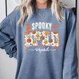 Spooky SPED Squad Special Education Teacher Halloween Ghost Comfort Colors Sweatshirt Blue Jean Spooky SPED Squad Special Education Teacher Halloween Ghost Comfort Colors Sweatshirt Blue Jean