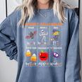 Spooky Syllables Halloween Teacher Student Education Comfort Colors Sweatshirt Blue Jean Spooky Syllables Halloween Teacher Student Education Comfort Colors Sweatshirt Blue Jean