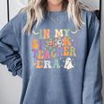In My Spooky Teacher Era Groovy Hippie Retro Ghost Halloween Men Women Kids Comfort Colors Sweatshirt Blue Jean In My Spooky Teacher Era Groovy Hippie Retro Ghost Halloween Men Women Kids Comfort Colors Sweatshirt Blue Jean