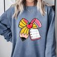Student Teacher Coquette Bow Pencil Back To School First Day Comfort Colors Sweatshirt Blue Jean Student Teacher Coquette Bow Pencil Back To School First Day Comfort Colors Sweatshirt Blue Jean