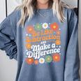 Be Like Subtraction Make A Difference Teacher Student Math Comfort Colors Sweatshirt Blue Jean