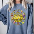 Superhero Teacher I Teach Super Heroes Comfort Colors Sweatshirt Blue Jean Superhero Teacher I Teach Super Heroes Comfort Colors Sweatshirt Blue Jean