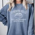 Synonym Rolls Book Lover English Teacher Grammar Comfort Colors Sweatshirt Blue Jean Synonym Rolls Book Lover English Teacher Grammar Comfort Colors Sweatshirt Blue Jean