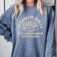 Synonym Rolls Joke Cinnamon Rolls Grammar Pun Teacher Comfort Colors Sweatshirt Blue Jean Synonym Rolls Joke Cinnamon Rolls Grammar Pun Teacher Comfort Colors Sweatshirt Blue Jean