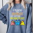 I Teach Cutest Little Monsters Halloween Teacher Men Women Comfort Colors Sweatshirt Blue Jean I Teach Cutest Little Monsters Halloween Teacher Men Women Comfort Colors Sweatshirt Blue Jean