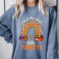 I Teach The Cutest Little Turkeys Thanksgiving Teacher Men Women Girls Kids Comfort Colors Sweatshirt Blue Jean I Teach The Cutest Little Turkeys Thanksgiving Teacher Men Women Girls Kids Comfort Colors Sweatshirt Blue Jean