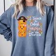 I Teach The Cutest Pumpkins Halloween Shirt For Teachers Comfort Colors Sweatshirt Blue Jean I Teach The Cutest Pumpkins Halloween Shirt For Teachers Comfort Colors Sweatshirt Blue Jean