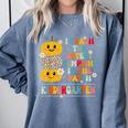 I Teach The Cutest Pumpkins Kindergarten Teacher Halloween Comfort Colors Sweatshirt Blue Jean I Teach The Cutest Pumpkins Kindergarten Teacher Halloween Comfort Colors Sweatshirt Blue Jean