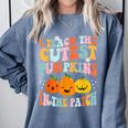 I Teach The Cutest Pumpkins In The Patch Teacher Comfort Colors Sweatshirt Blue Jean I Teach The Cutest Pumpkins In The Patch Teacher Comfort Colors Sweatshirt Blue Jean