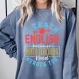 I Teach English Because Math Teachers Need Heroes Too Comfort Colors Sweatshirt Blue Jean I Teach English Because Math Teachers Need Heroes Too Comfort Colors Sweatshirt Blue Jean