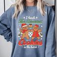 I Teach The Smartest Cookies In The Batch Teacher Christmas For Men Women Kids Comfort Colors Sweatshirt Blue Jean I Teach The Smartest Cookies In The Batch Teacher Christmas For Men Women Kids Comfort Colors Sweatshirt Blue Jean