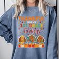 Teach Thanksgiving Teacher Thankful For My 1st Grade Turkeys Comfort Colors Sweatshirt Blue Jean Teach Thanksgiving Teacher Thankful For My 1st Grade Turkeys Comfort Colors Sweatshirt Blue Jean