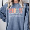 Teacher 2ND Grade Team Like a Normal Team But Much Cooler Comfort Colors Sweatshirt Blue Jean