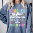 Teacher Besties Matching Teacher Besties Comfort Colors Sweatshirt Blue Jean Teacher Besties Matching Teacher Besties Comfort Colors Sweatshirt Blue Jean