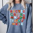 Teacher Christmas Alphabet Back To School Holiday Learning Comfort Colors Sweatshirt Blue Jean Teacher Christmas Alphabet Back To School Holiday Learning Comfort Colors Sweatshirt Blue Jean