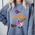 This Is My Teacher Costume Halloween Family Matching Group Comfort Colors Sweatshirt Blue Jean