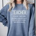 Teacher Definition Teacher Comfort Colors Sweatshirt Blue Jean Teacher Definition Teacher Comfort Colors Sweatshirt Blue Jean