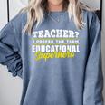 Teacher Educational Superhero School Teachers Comfort Colors Sweatshirt Blue Jean Teacher Educational Superhero School Teachers Comfort Colors Sweatshirt Blue Jean