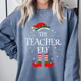 The Teacher Elf Christmas Family Matching Group Xmas Comfort Colors Sweatshirt Blue Jean The Teacher Elf Christmas Family Matching Group Xmas Comfort Colors Sweatshirt Blue Jean