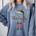 The Teacher Elf Shirt Matching Family Christmas Elf Men Women Kids Comfort Colors Sweatshirt Blue Jean The Teacher Elf Shirt Matching Family Christmas Elf Men Women Kids Comfort Colors Sweatshirt Blue Jean