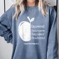 Teacher Empower Student Teacher Protest Supporter Red For Ed Comfort Colors Sweatshirt Blue Jean Teacher Empower Student Teacher Protest Supporter Red For Ed Comfort Colors Sweatshirt Blue Jean
