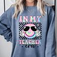 In My Teacher Era Groovy Tie Dye Back To School Cute Teacher Comfort Colors Sweatshirt Blue Jean In My Teacher Era Groovy Tie Dye Back To School Cute Teacher Comfort Colors Sweatshirt Blue Jean