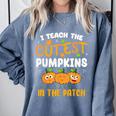 Teacher Halloween Pre-K Teacher Kindergarten Cutest Pumpkins Men Women Kids Comfort Colors Sweatshirt Blue Jean Teacher Halloween Pre-K Teacher Kindergarten Cutest Pumpkins Men Women Kids Comfort Colors Sweatshirt Blue Jean